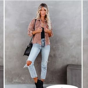 Paddington distressed cotton corduroy jacket